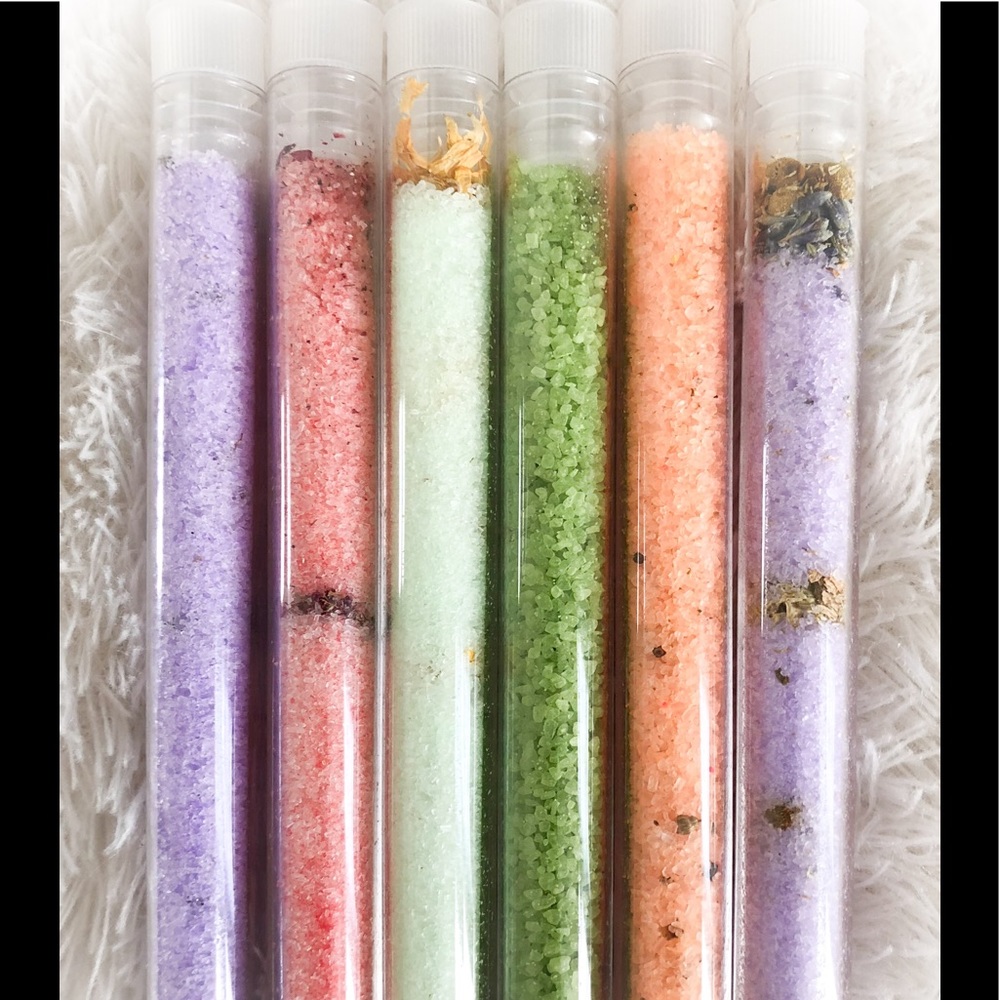 Bath Size (6)pk Tubes of Bath Salts w/Botanicals